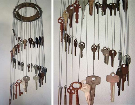 chimes feng shui keys