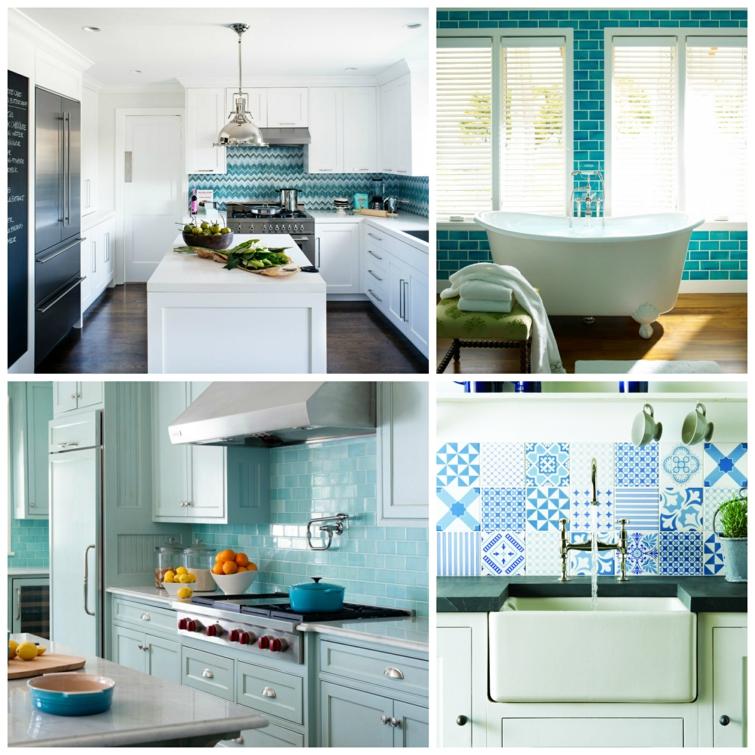 blue tile design ideas