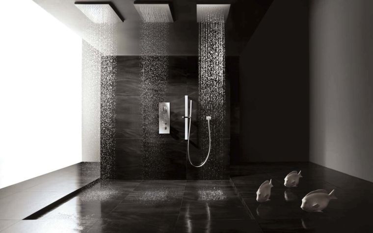 slate floor color modern bathroom