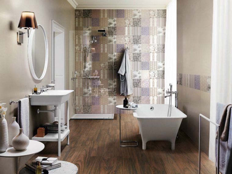 Italian design tile bathroom furniture