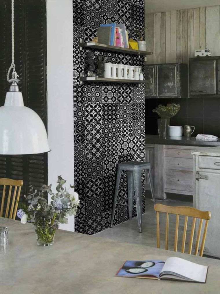 modern design tile black and white decoration