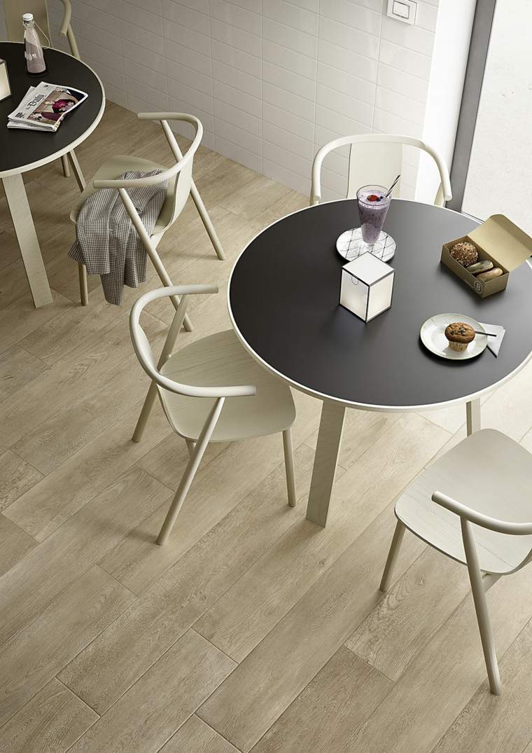 imitation wood floor tile beige design idea wooden table white chair wood design marazzi