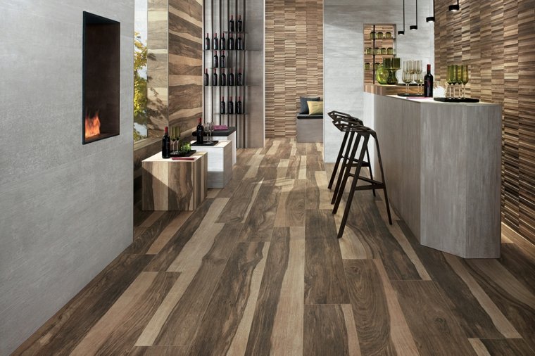 porcelain tile design effect wood interior modern design atlas concorde