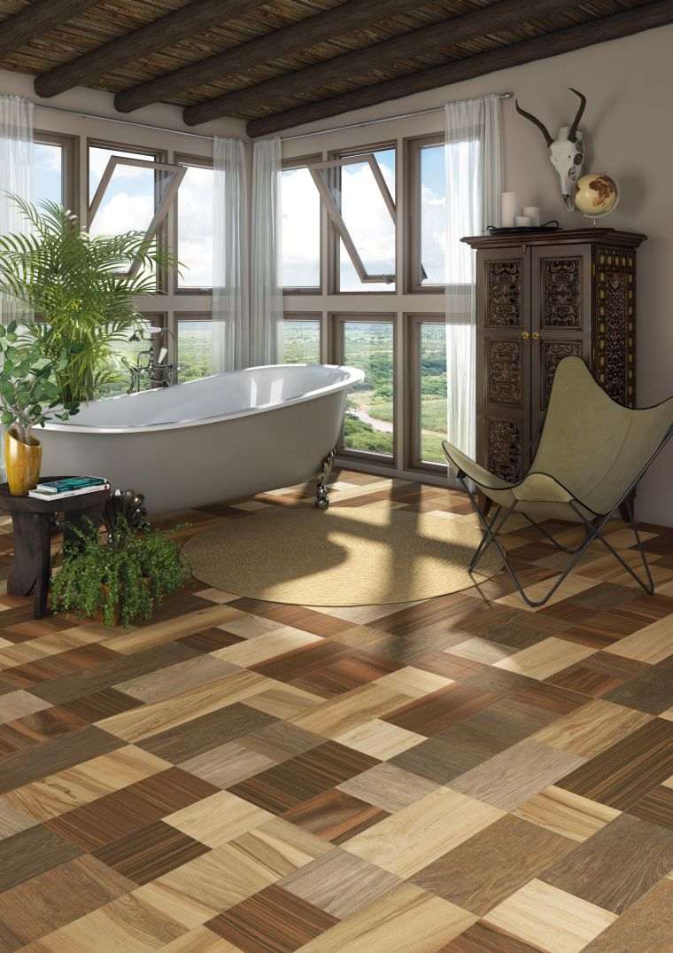 tile imitation parquet flooring-wood-floor-interior-bright-ceramica