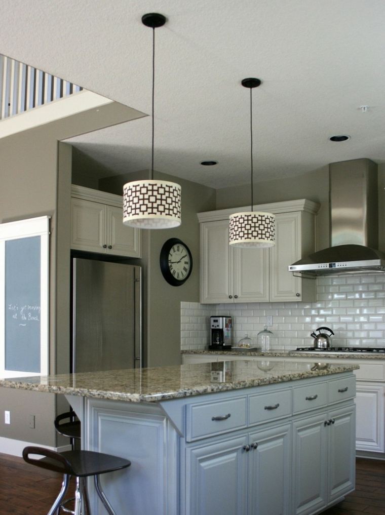 metro tile decorative white kitchen design