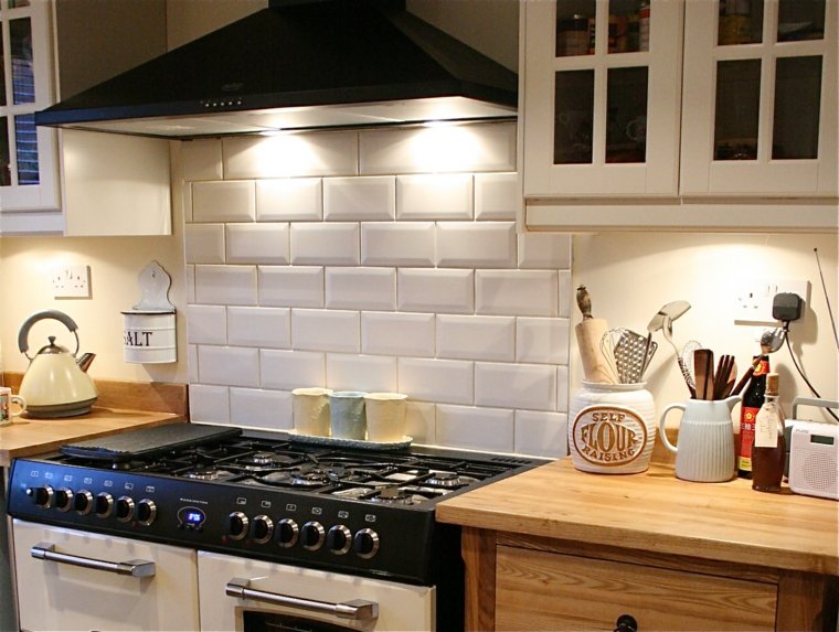 decorative subway tile modern kitchen design