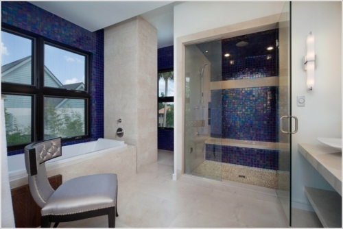 mosaic tile bathroom