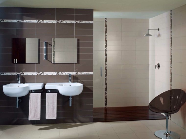 brown toilet wall tile