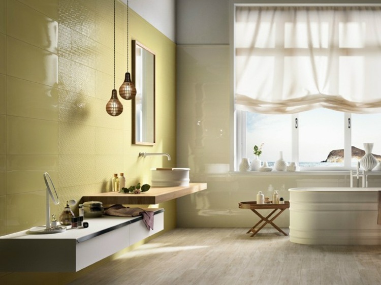 yellow bathroom wall tile Cooperativa Ceramica d'Imola