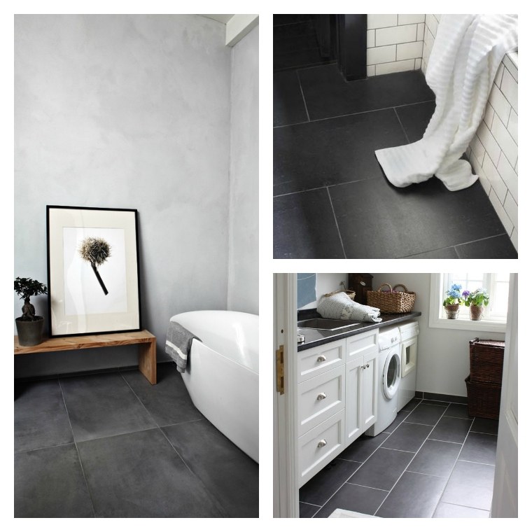 black and white bathroom decoration