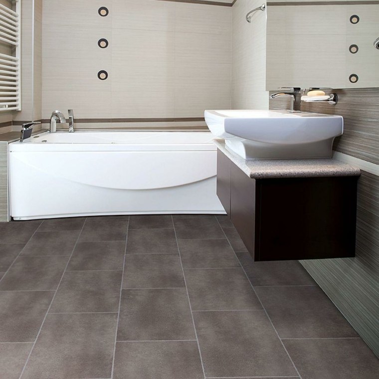 tile color rooms bath floor brown