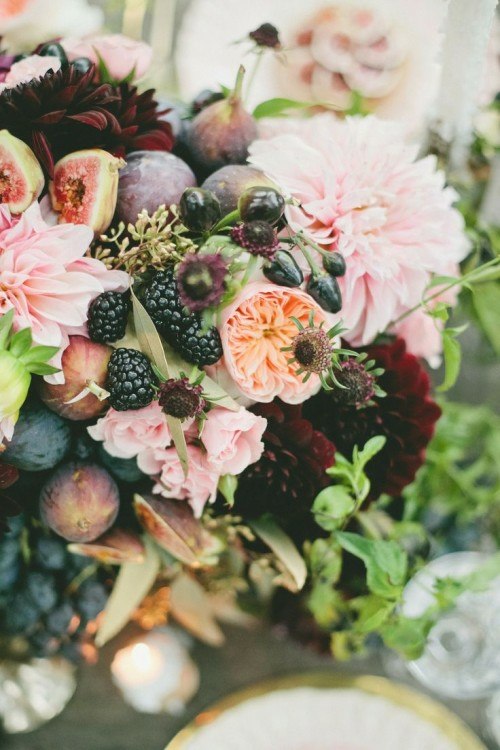 bryllup blomster centerpiece