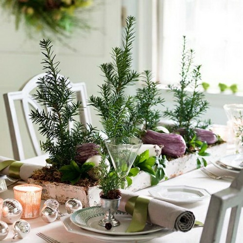 center table deco mini fir