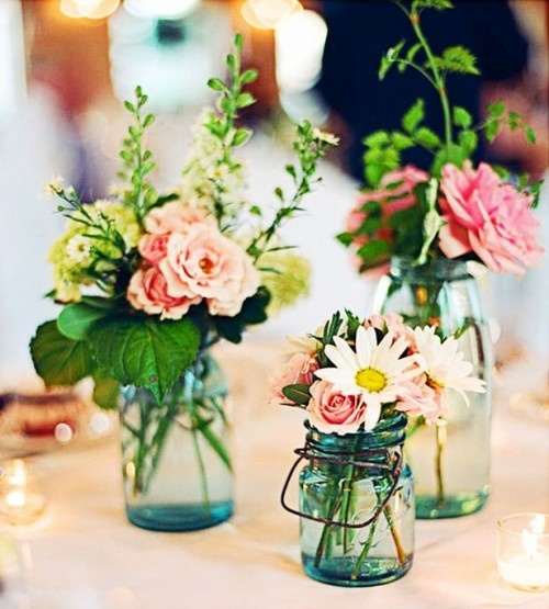 center table flowers summer