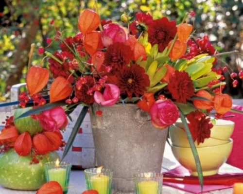 center table flowers