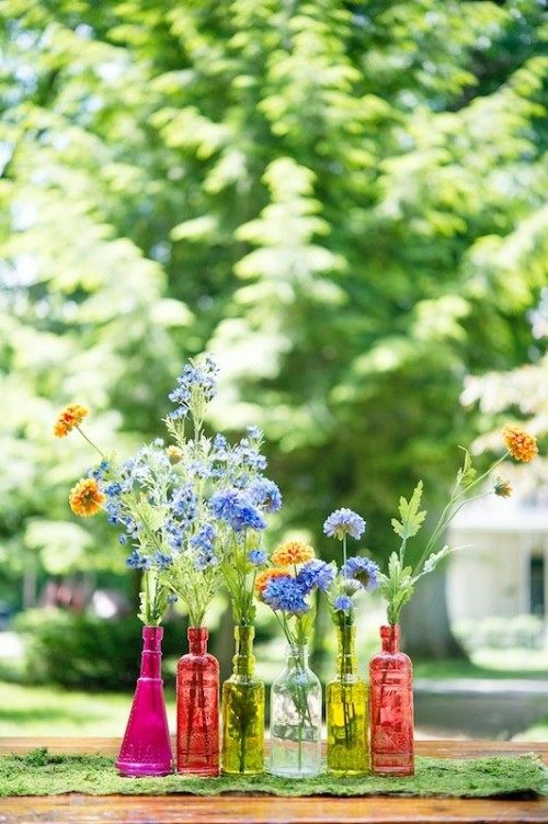 multicolored center table