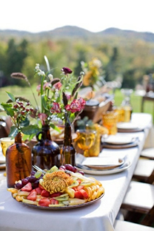 center table fruit basket