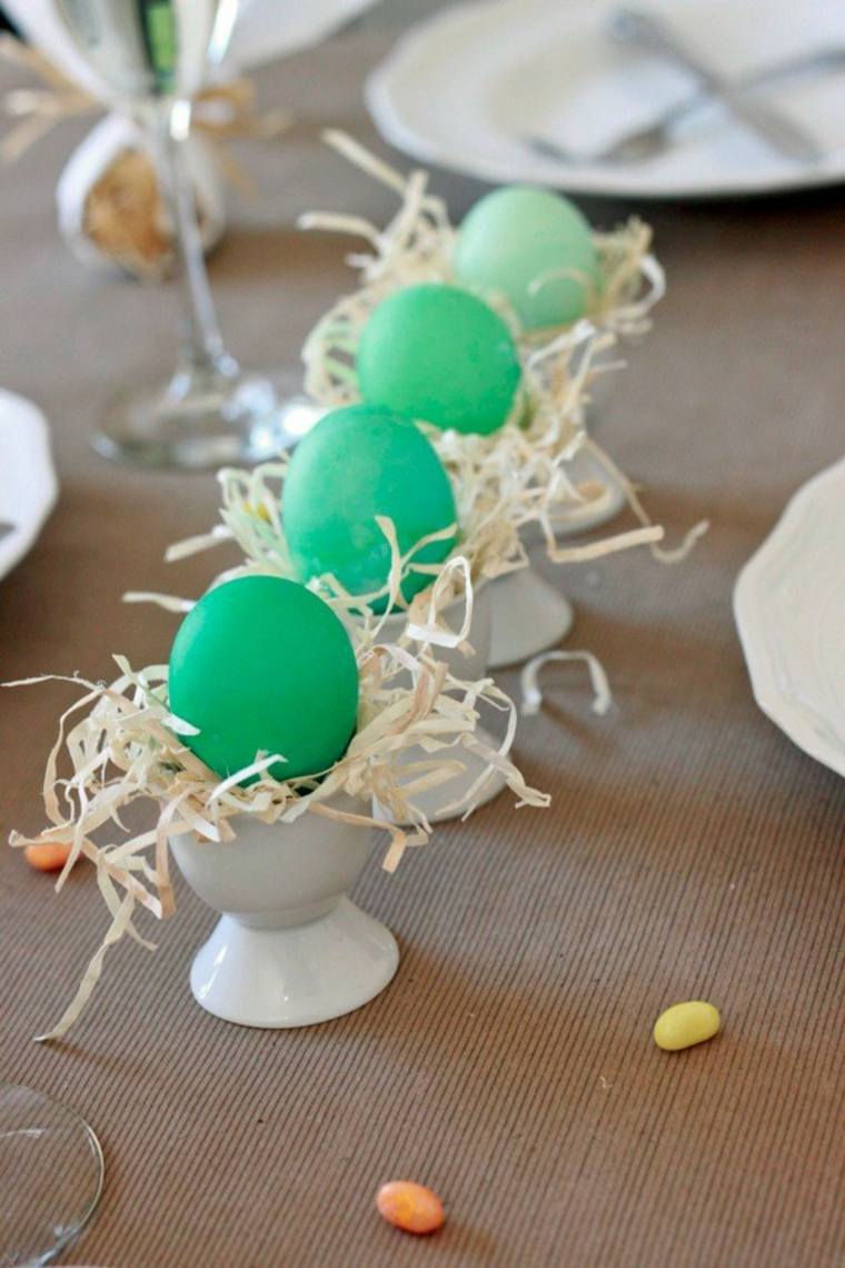 decoration table eggs idea center table decorated