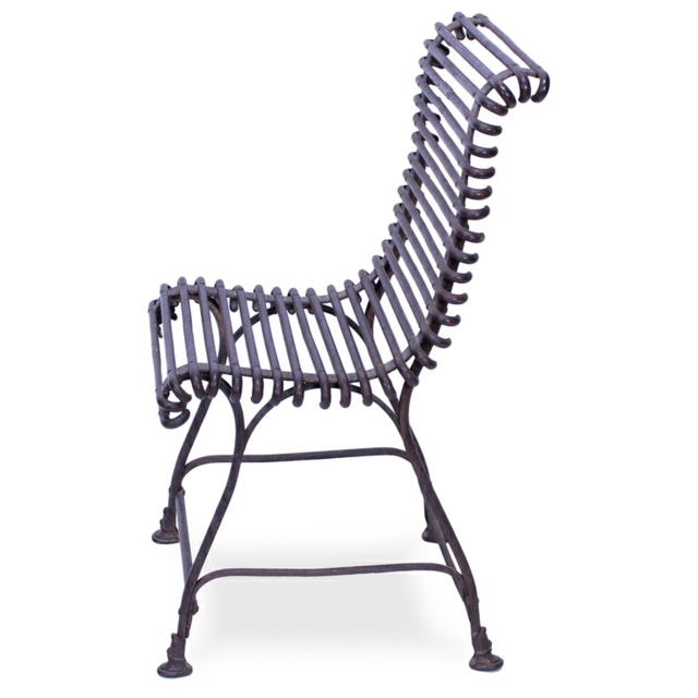 wrought iron design chair