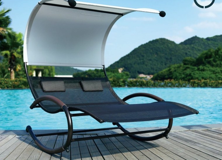 outdoor chair double deckchair