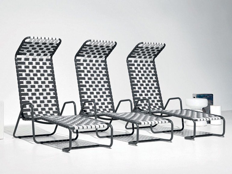 chilean with rest feet in black and white garden outdoor furniture design Paola Navone Gervasoni