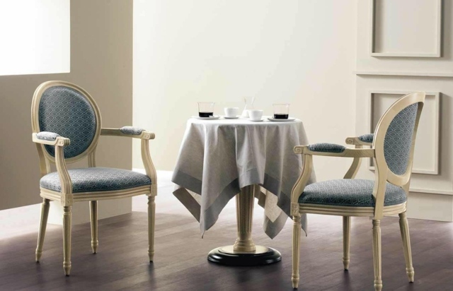 modern classic medallion chairs