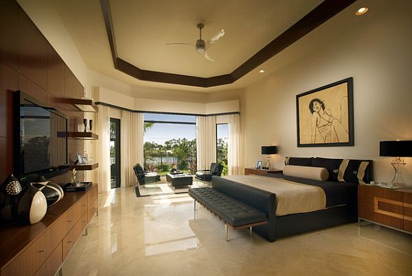 bedroom contemporary decoration