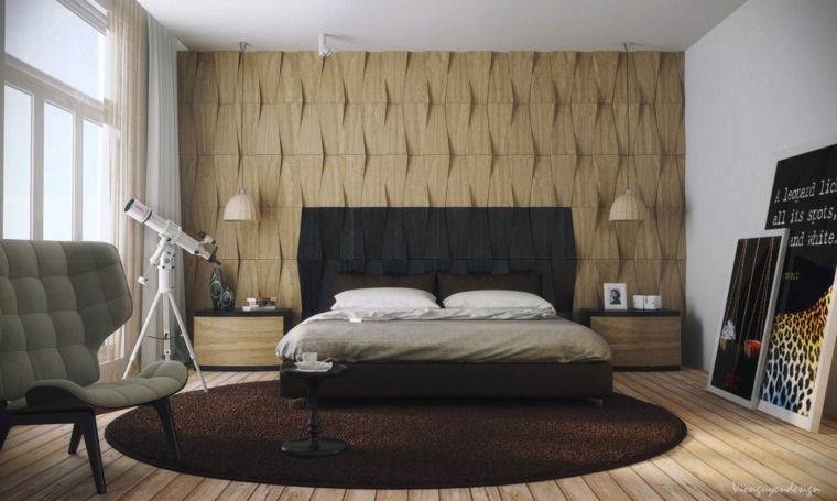 contemporary bedroom design furniture wallcovering