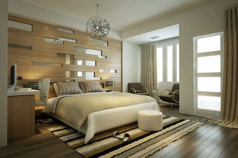 mirror bedroom modern design bed