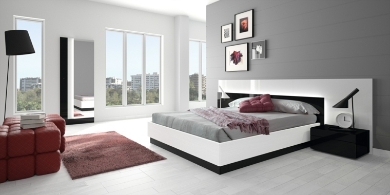 bedroom layout'adulte décorations contemporaine