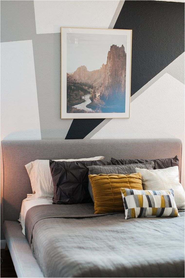 modern bedroom textiles-cushions-ideas