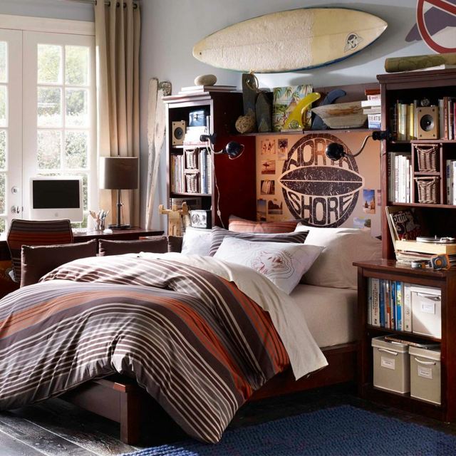 moderne design teen boy boy room