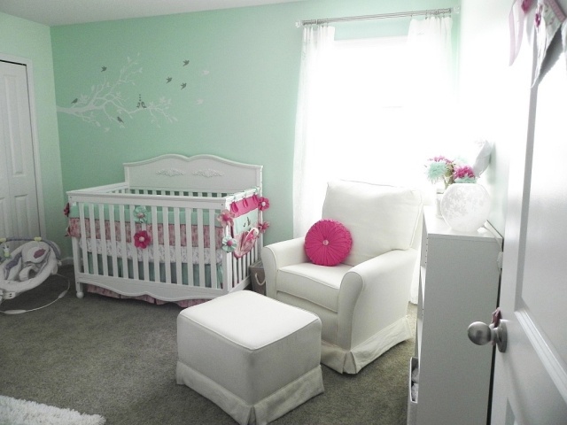 Baby Girl Room In Inspiring Shades Of Green A Spicy Boy