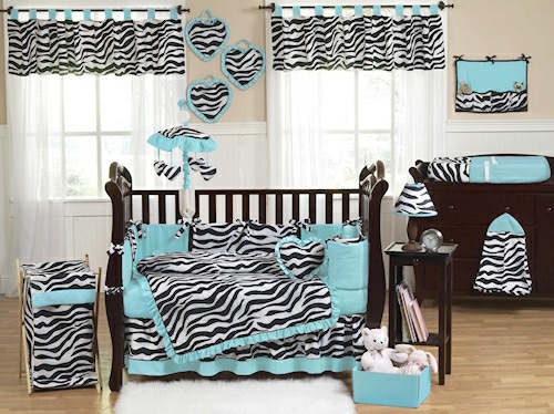 baby room black blue white