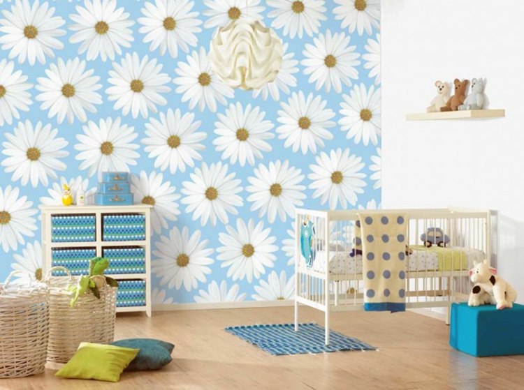 baby room deco tapet