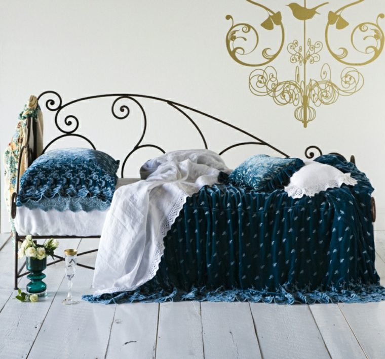 blue room duck bed elements art