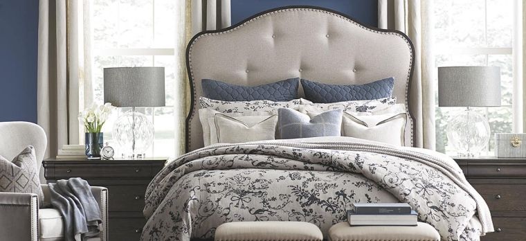 blue room and gray headboard padded gray paint ideas accessories