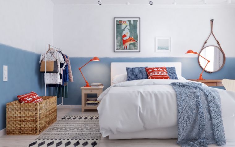 modern cocooning room-deco-nordic-colors