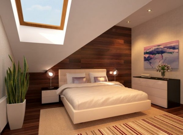 contemporary bed room