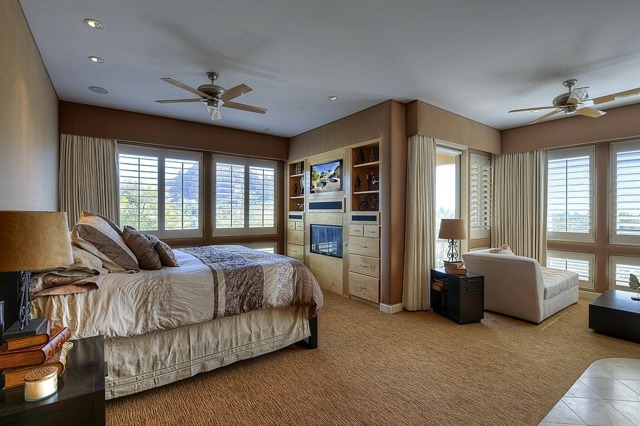 light brown bedroom