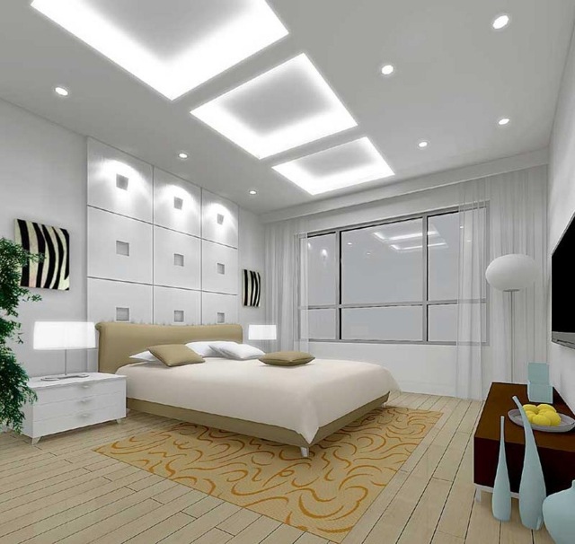 room-bedroom-modern-white-LED lighting