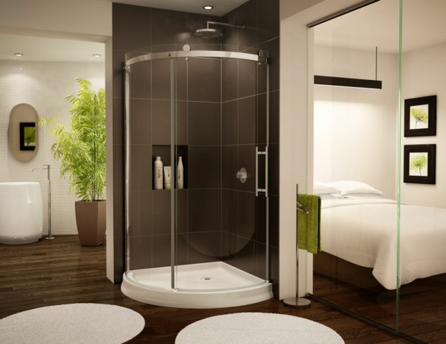 design shower cabin brown