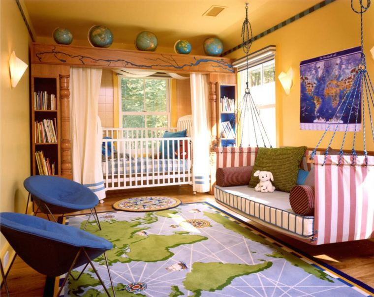 room child idea deco world globe original carpet