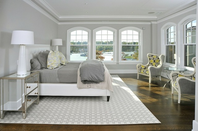 pale gray deco room