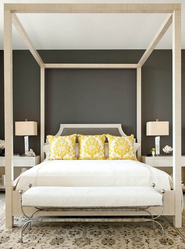 canopy bed deco room