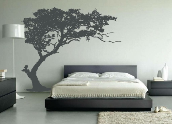 wall decoration bedroom idea tree wallpaper