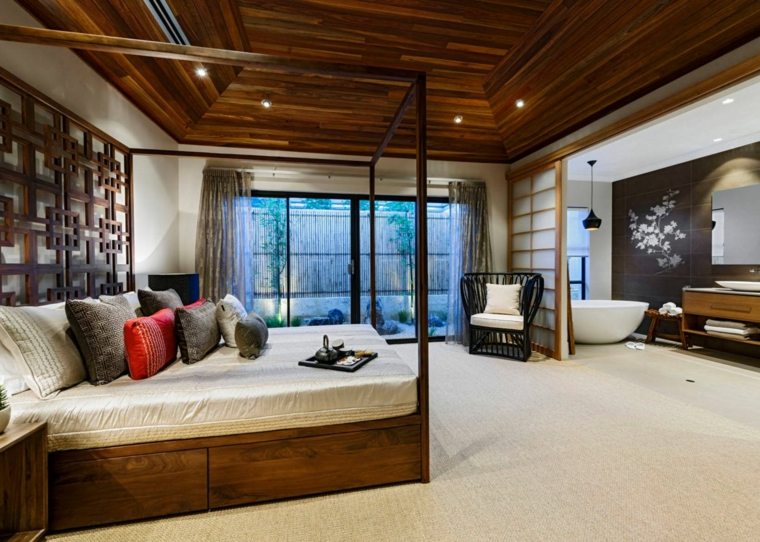 zen decor bedroom furniture japanese design