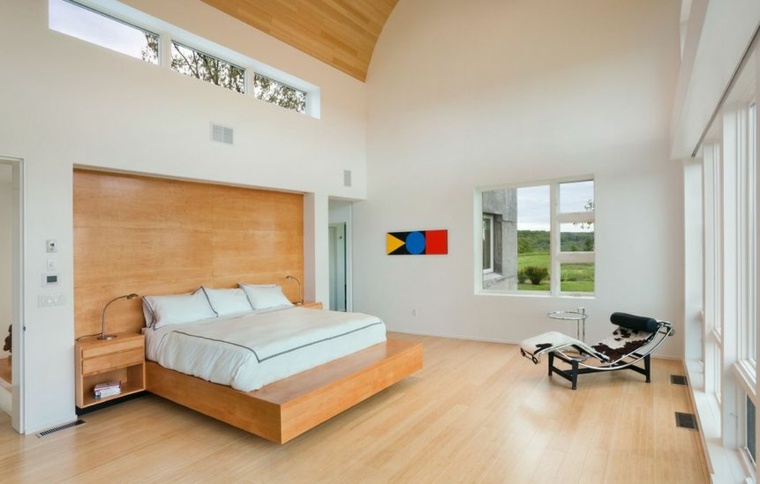 design rooms wooden beds