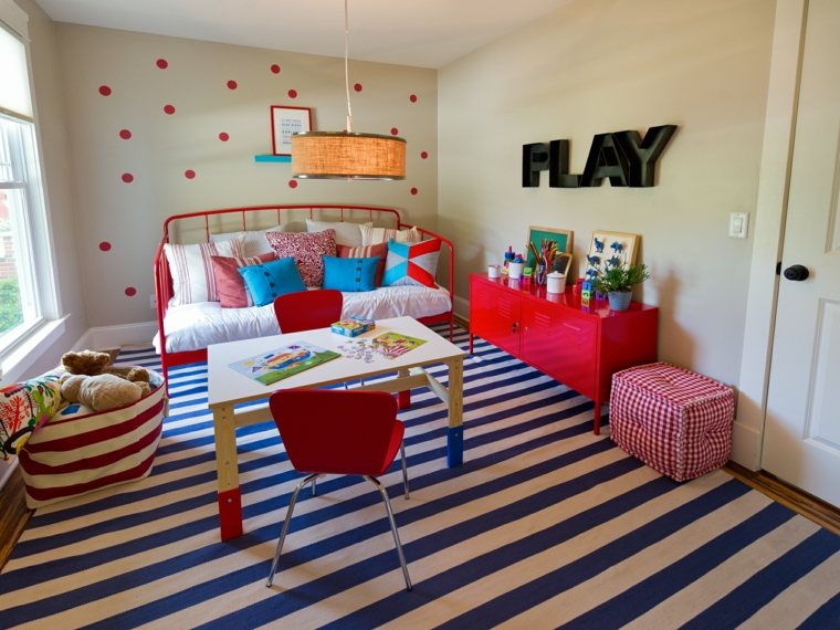 contemporary kids room deco