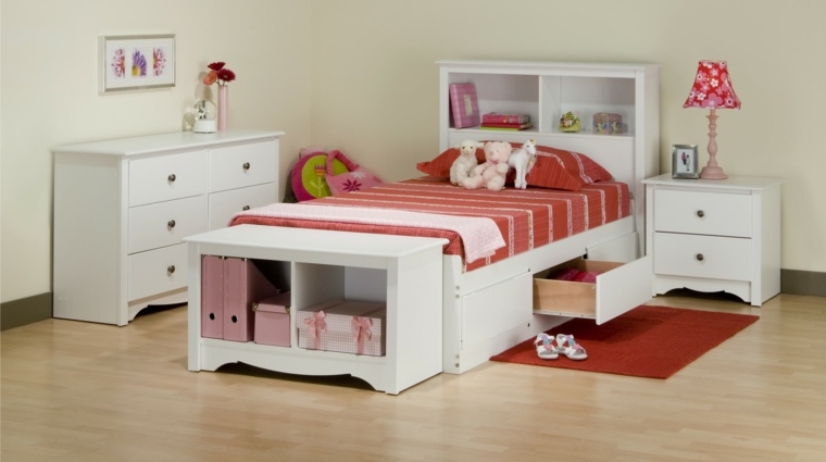 bedroom child furniture wood white design dresser drawers storage idea floor wood wall